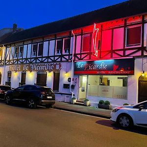 Hotel Restaurant Le Picardie Chauny Exterior photo