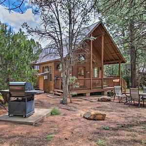 Southwestern Heber Cabin With Deck And Hot Tub!ヴィラ Exterior photo