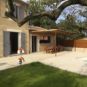 New Provencal Country House Of Stone, With Pool And All The Comforts In Uzesヴィラ Exterior photo