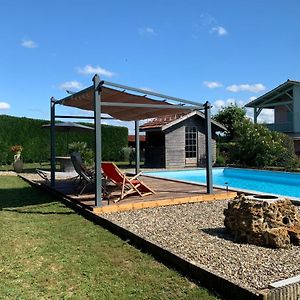 Castex  Gite Ferme Equestre Avec Piscineヴィラ Exterior photo