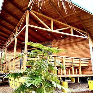 Hoja Azul - Sustainable Teak Modern Cabin In Hojanchaアパートメント Exterior photo