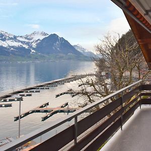 Modern And Charming Apartment On The Shores Of Lake Lucerne ゲルサウ Exterior photo