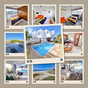 Beach Villa With Private Pool And Bbq ラルナカ Exterior photo