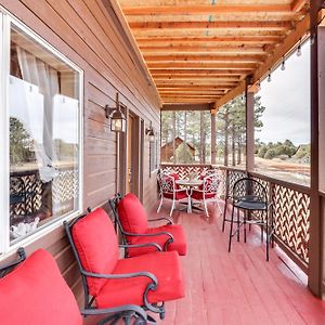 Peaceful Heber-Overgaard Cabin With Deck And Grill!ヴィラ Exterior photo