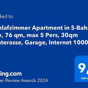 3 Zimmer Apartment In S-Bahn Nahe, 76 Qm, Max 5 Pers, 30Qm Dachterasse, Garage, Internet 1000 Mbit ゲルトリンゲン Exterior photo