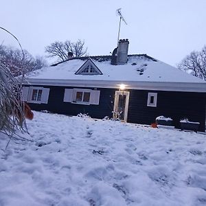 Tourville-sur-Pont-Audemer Maison Canadienne Dans La Foretヴィラ Exterior photo