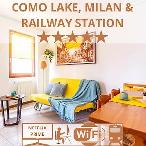 Como Lake, Milan & Railway Station - Self Ck-In & Access フィーノ・モルナスコ Exterior photo