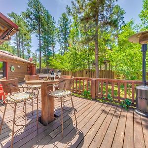 Unique Bear Country Cabin In Ruidoso With Hot Tub!ヴィラ Exterior photo