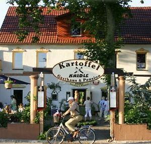 ホテル Kartoffelgasthaus & Pension Knidle リュベナウ Exterior photo