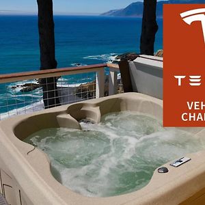 Gorgeous Oceanview, By Oceanviewhottubs Oceanfront! Shelter Cove, Ca Tesla Ev Stationアパートメント Exterior photo