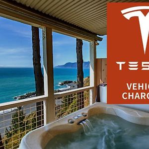 Amazing Oceanview, Oceanfront! By Oceanviewhottubs Shelter Cove, Ca Tesla Ev Stationアパートメント Exterior photo