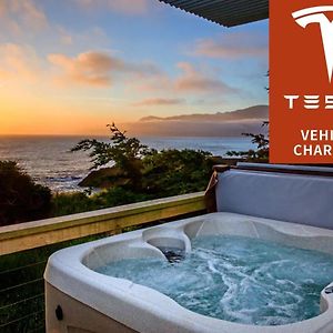 Magnificent Oceanview By Oceanviewhottubs Oceanfront! Shelter Cove, Ca Tesla Ev Stationアパートメント Exterior photo