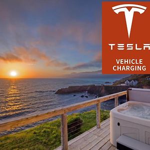 Exquisite Oceanview! By Oceanviewhottubs Oceanfront! Shelter Cove, Ca Tesla Ev Stationアパートメント Exterior photo