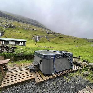 Turf House In Saksun With Panoramic Viewヴィラ Exterior photo