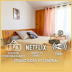 ブルボンヌ・レ・バンLa Rosee - Studio Zen A 50M Des Thermes - Vue Casino, Sdd Hydromassante, Wifi, Netflix, Smart Tvアパートメント Exterior photo