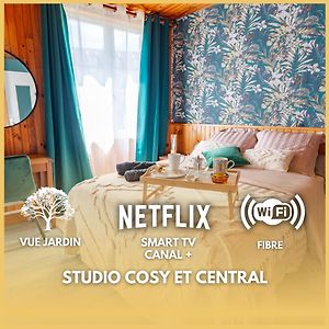 ブルボンヌ・レ・バンLa Rosee - Studio Cosy A 50M Des Thermes - Vue Jardin, Wifi, Netflix, Smart Tvアパートメント Exterior photo