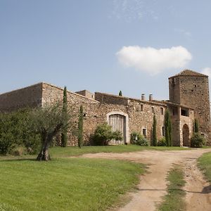 ホテル Castell De Vallgornera ジローナ Exterior photo