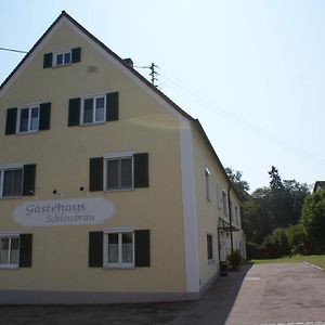 ホテル Gaestehaus Schlossbraeu イヘンハウゼン Exterior photo